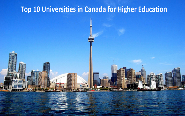 Top 10 universities in canada banner